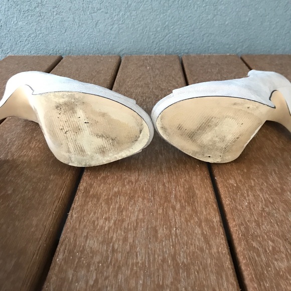 Call it Spring tan peep toe high heels size 7.5 - Picture 6 of 8